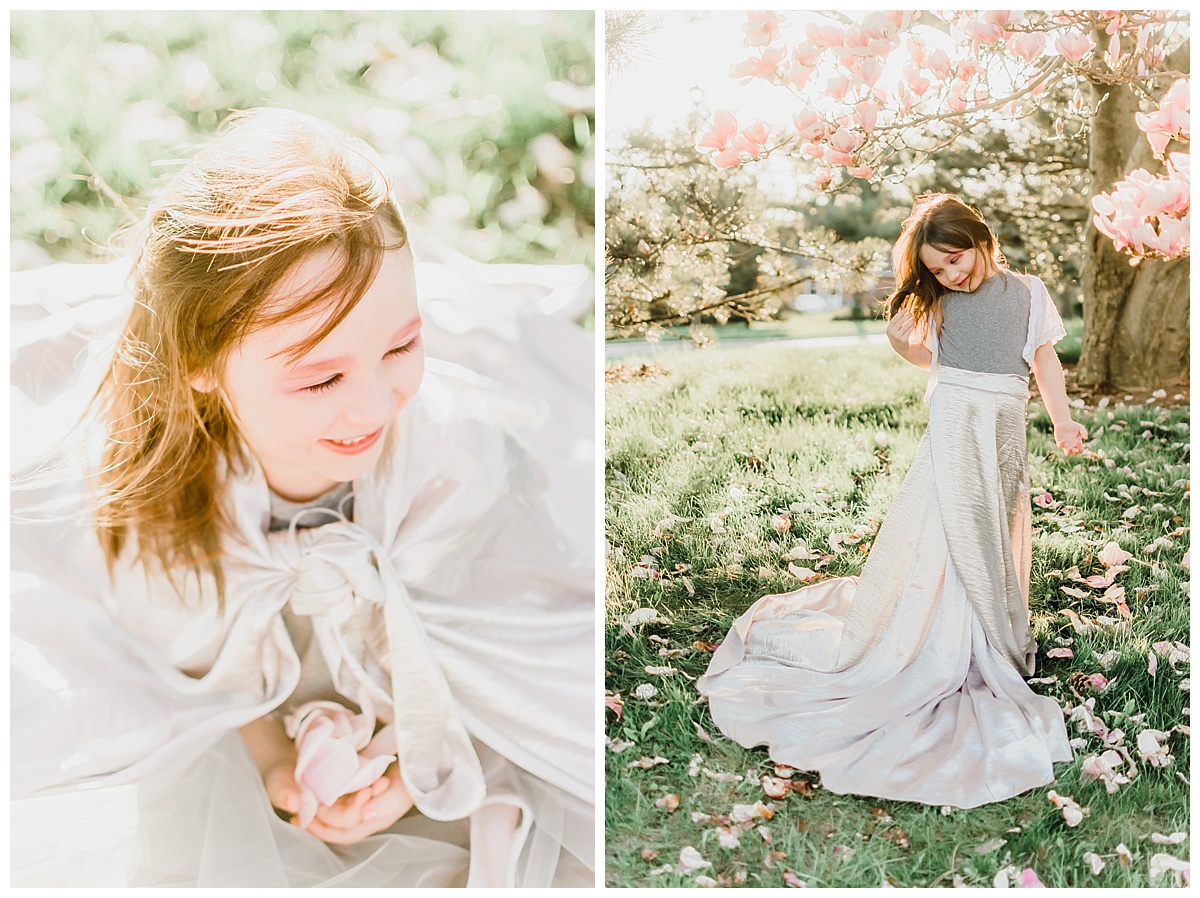 Spring Flower Children Portrait | Erie Pennsylvania Dress Up Portraits | Samantha Zenewicz Photography