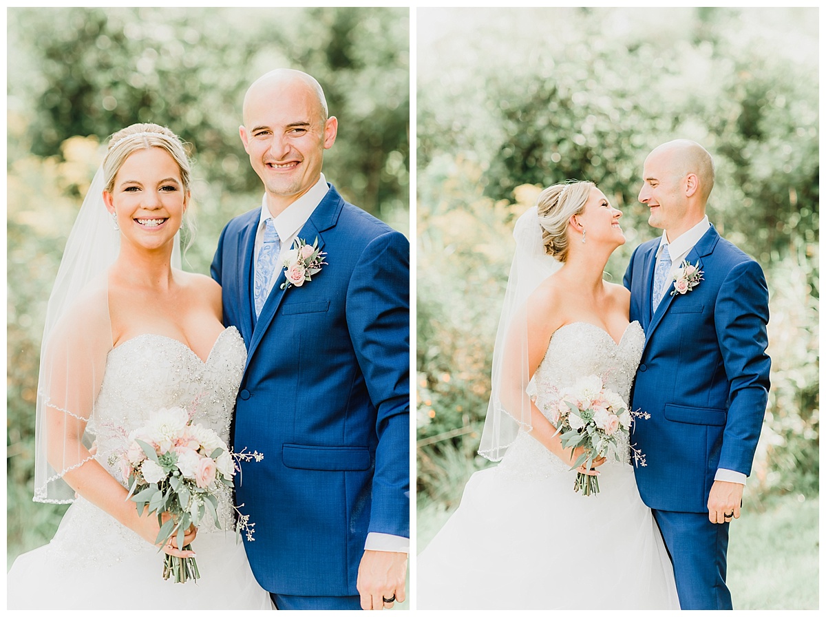 A Navy and Blush Rustic Wedding | Whispering Trees Manor | Edinboro Pennsylvania Wedding | Samantha Zenewicz Photography