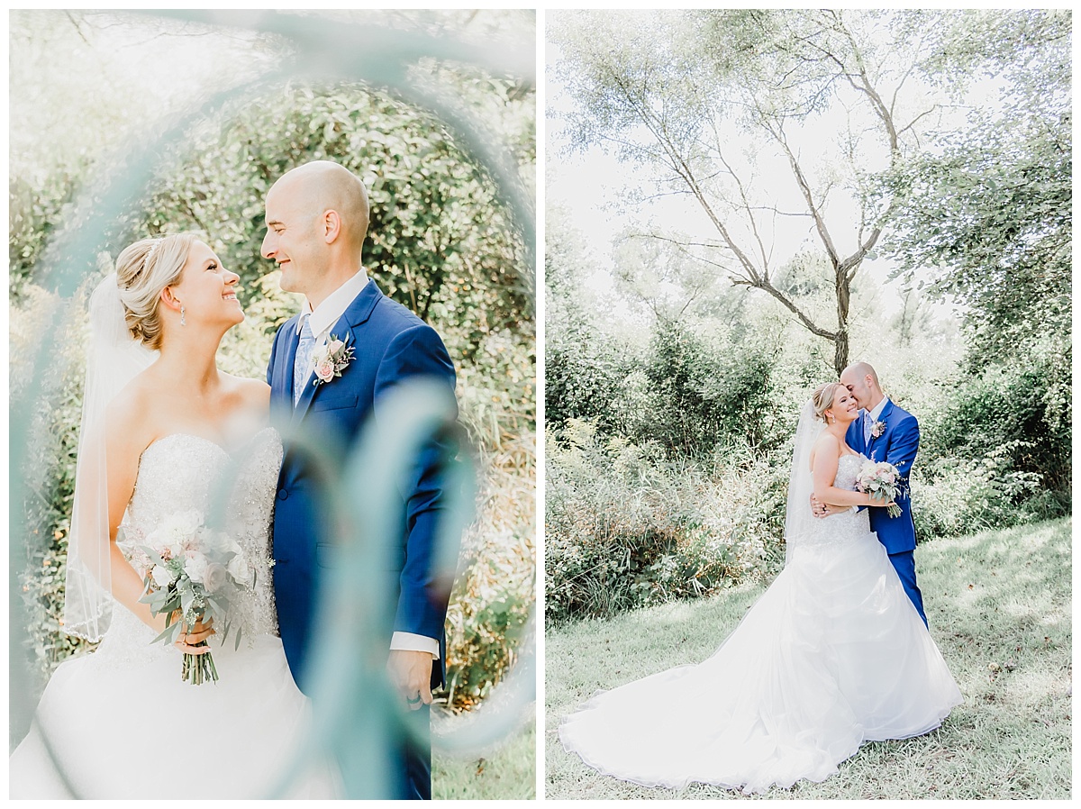 A Navy and Blush Rustic Wedding | Whispering Trees Manor | Edinboro Pennsylvania Wedding | Samantha Zenewicz Photography