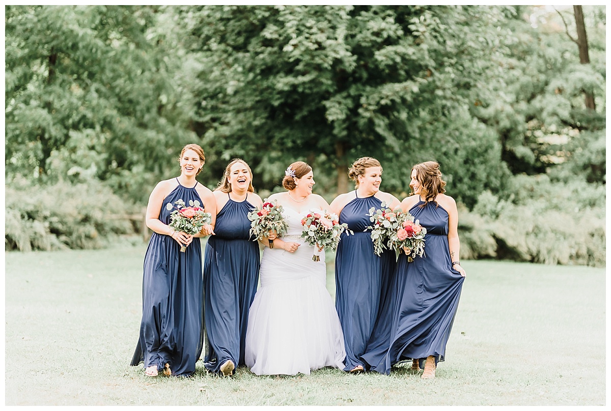 A Navy and Pink Autumn Lake Wedding | Edinboro Pennsylvania | Pennsylvania Wedding Photographer | Samantha Zenewicz Photography