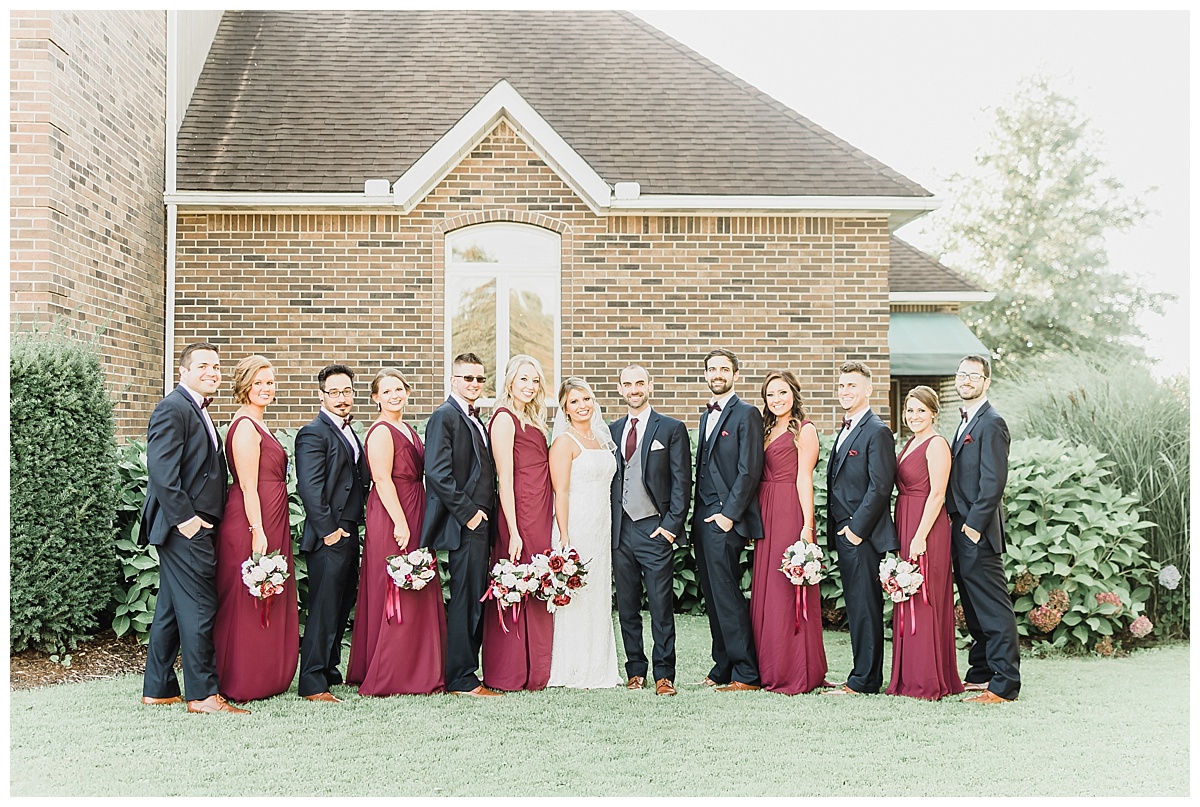 Burgundy and Blue Autumn Wedding | Edinboro Pennsylvania Wedding | Samantha Zenewicz Photography