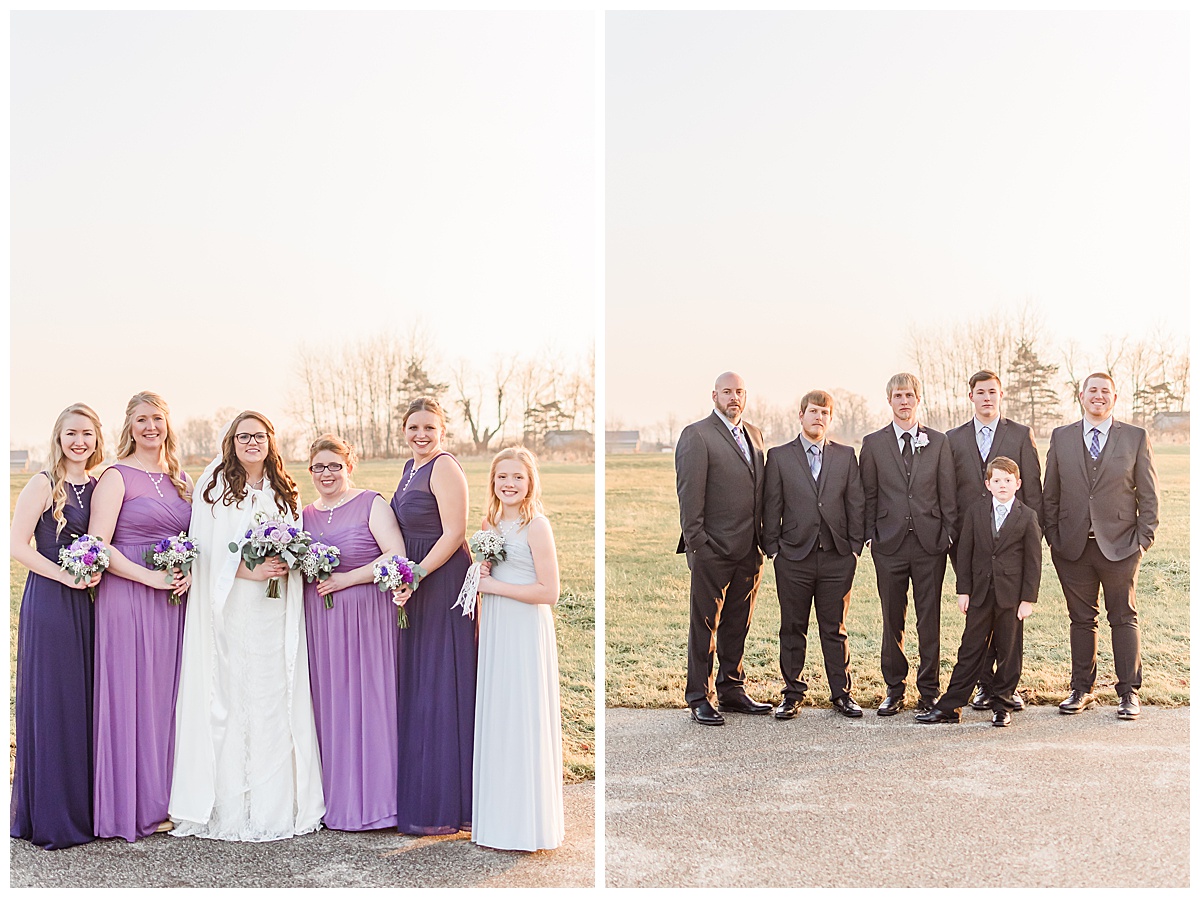 Purple Hues | Winter Wedding | Pennsylvania Wedding Photographer | Samantha Zenewicz Photography