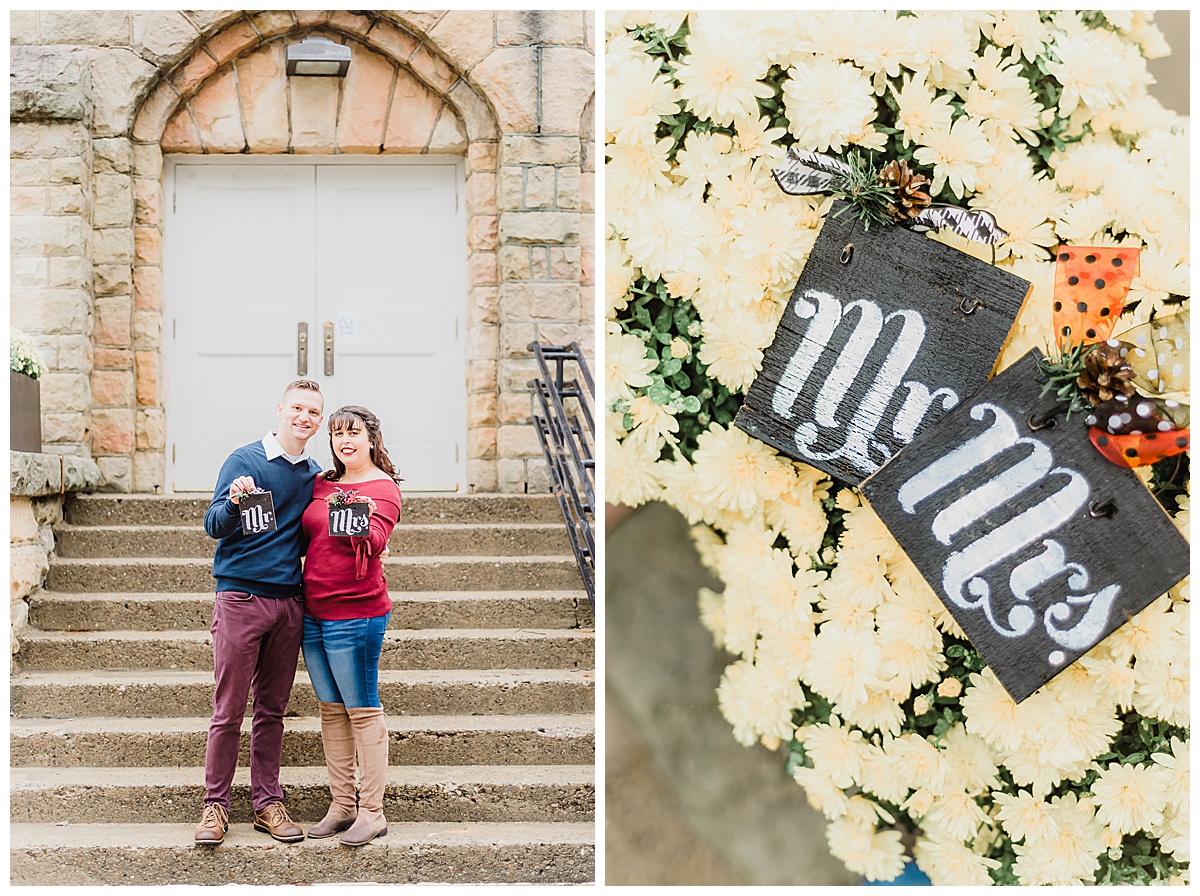 Autumn CSU Alumni Engagement Session | Clarion University Engagement | Samantha Zenewicz Photography