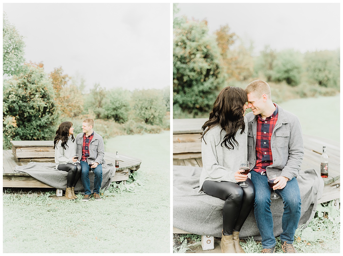 An Autumn Picnic Engagement Session | Erie Pa Engagement | Samantha Zenewicz Photography