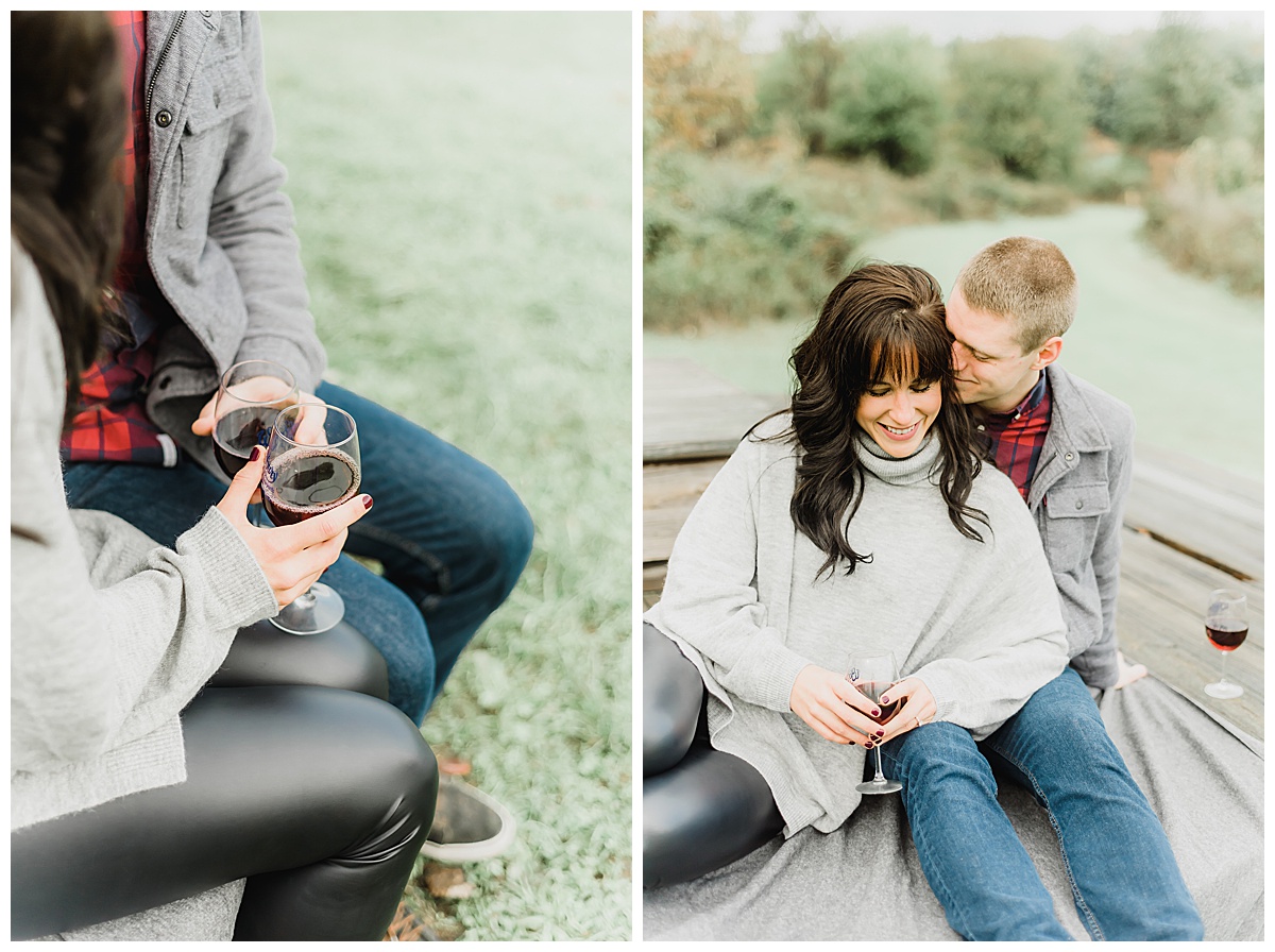 An Autumn Picnic Engagement Session | Erie Pa Engagement | Samantha Zenewicz Photography