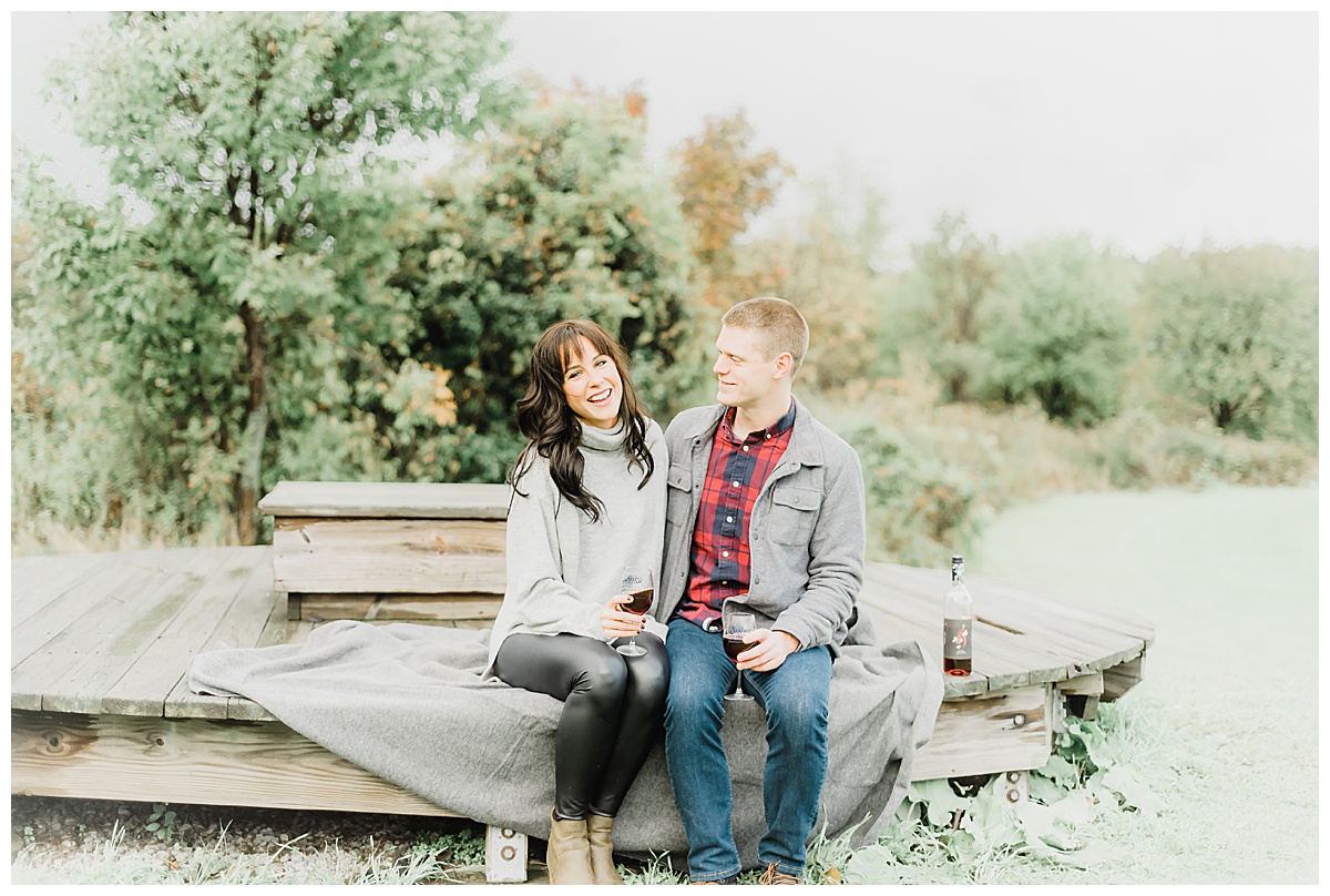 An Autumn Picnic Engagement Session | Erie Pa Engagement | Samantha Zenewicz Photography