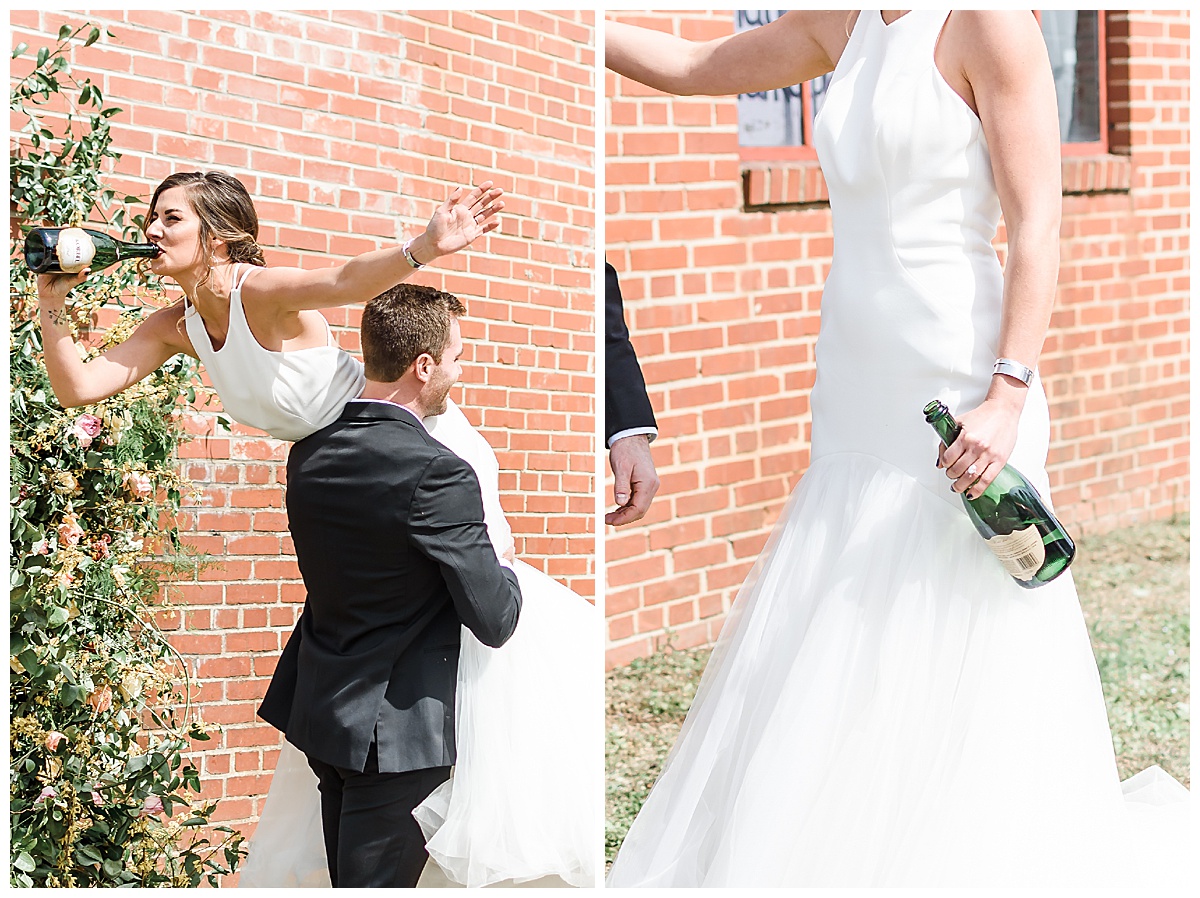 Black & Blue Edgy Glam Wedding | Forest Hall Chatham Mills Wedding | North Carolina Wedding | Samantha Zenewicz Photography