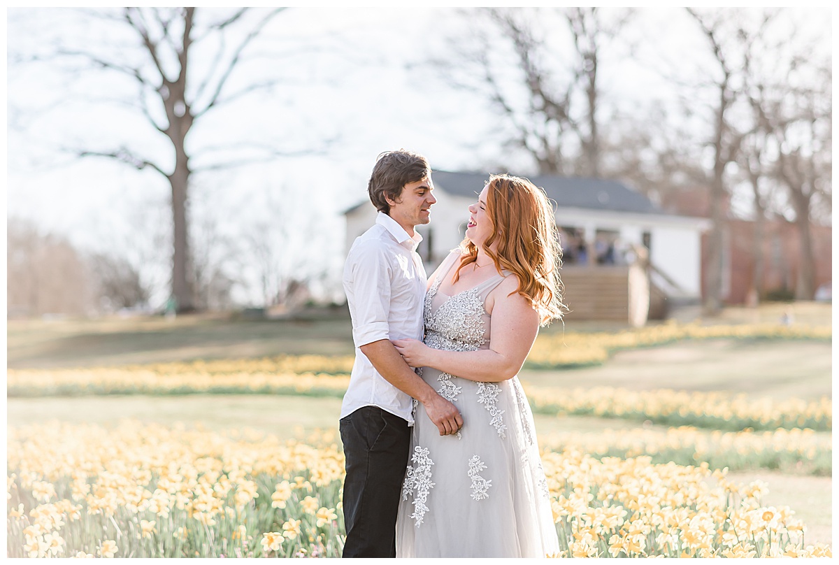 Spring Flower Field Sweetheart Session | Raleigh Photographer | Samantha Zenewicz Photography