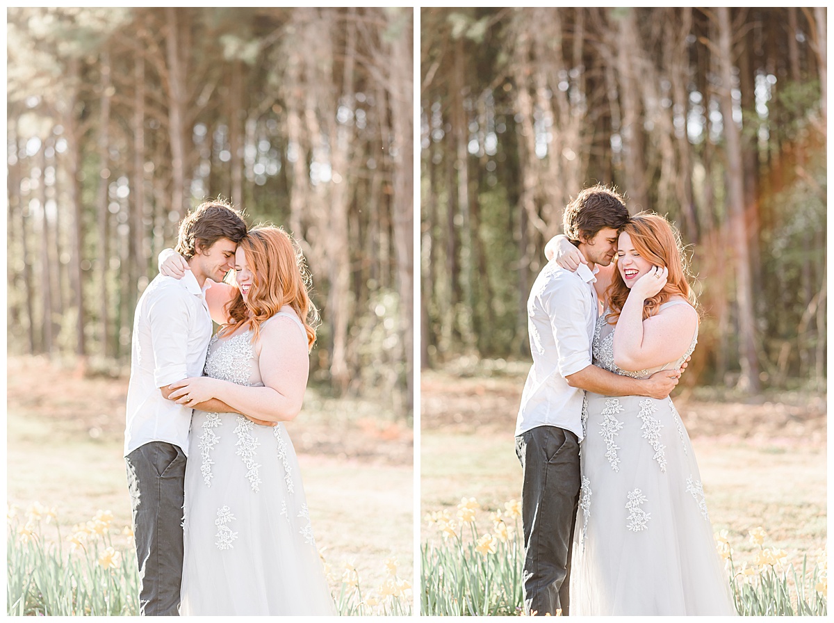 Spring Flower Field Sweetheart Session | Raleigh Photographer | Samantha Zenewicz Photography