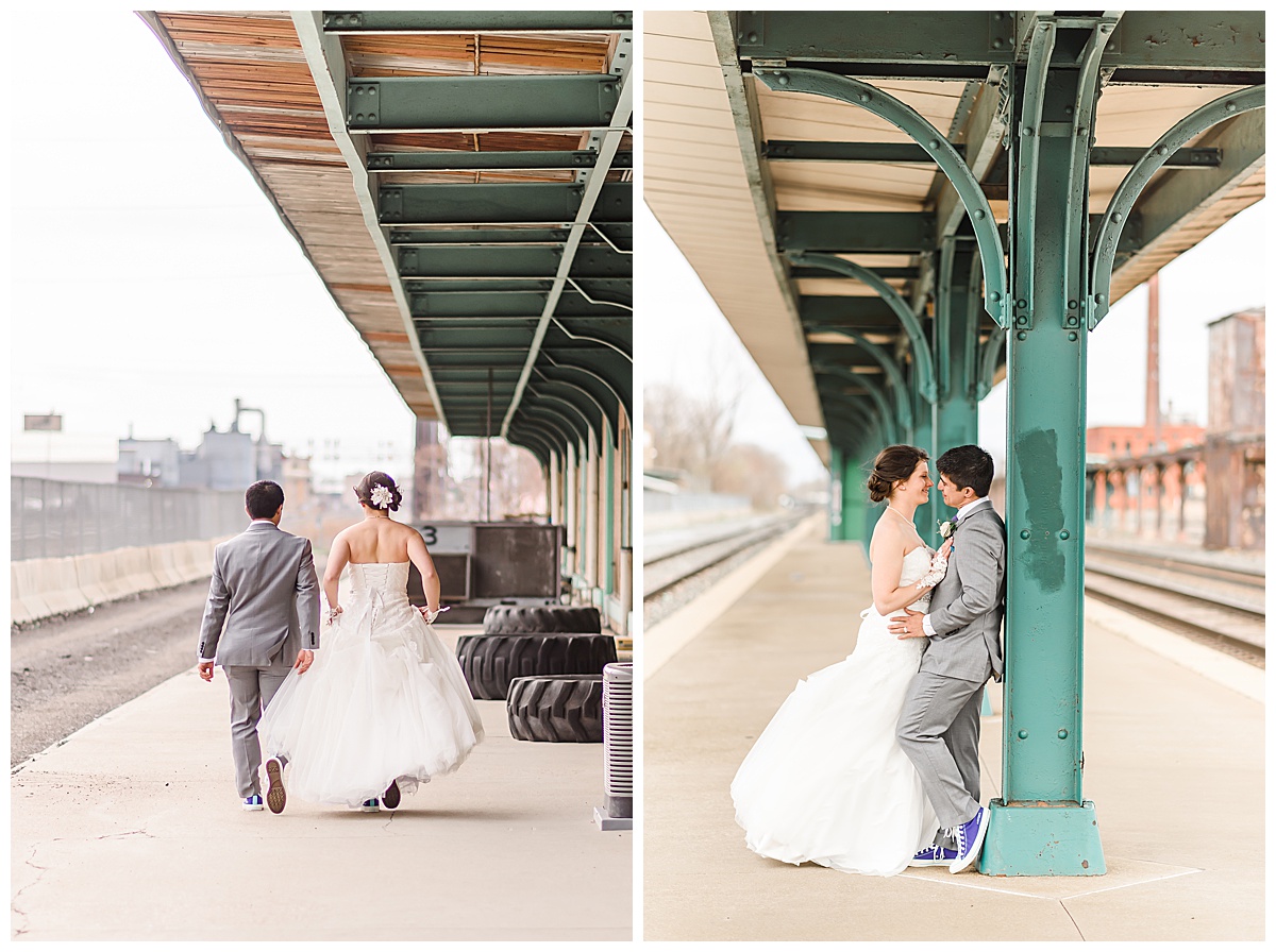 A Teal & Purple Train Station Wedding | Erie Pennsylvania Wedding | Pennsylvania Wedding Photographer | Samantha Zenewicz Photography