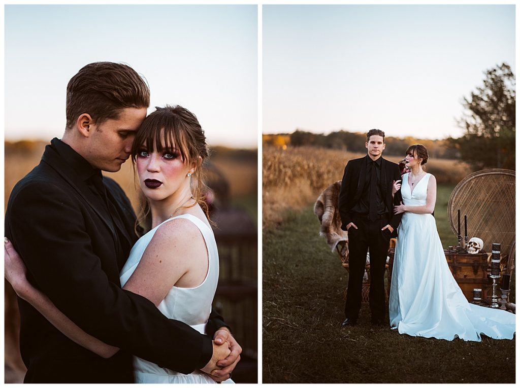 Halloween Styled Shoot | Wedding Inspiration | Spooky Romance