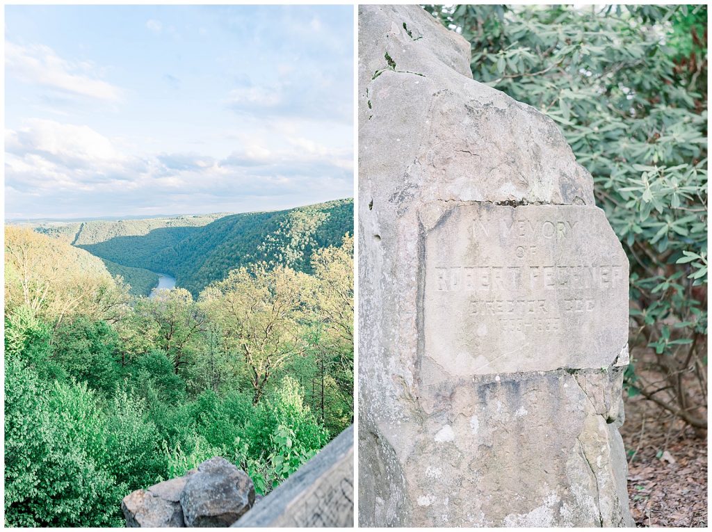 Spring Mountaintop Engagement Session | Cooper's Rock Overlook | West Virginia Photographer | Samantha Zenewicz Photography