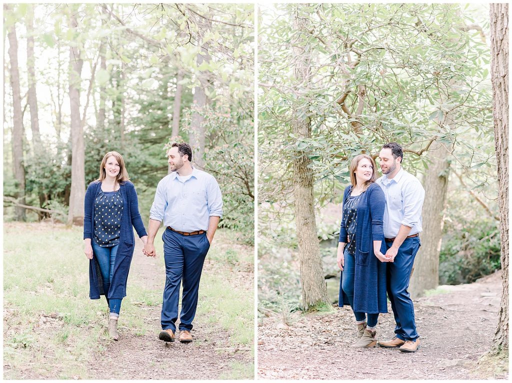 Spring Mountaintop Engagement Session | Cooper's Rock Overlook | West Virginia Photographer | Samantha Zenewicz Photography