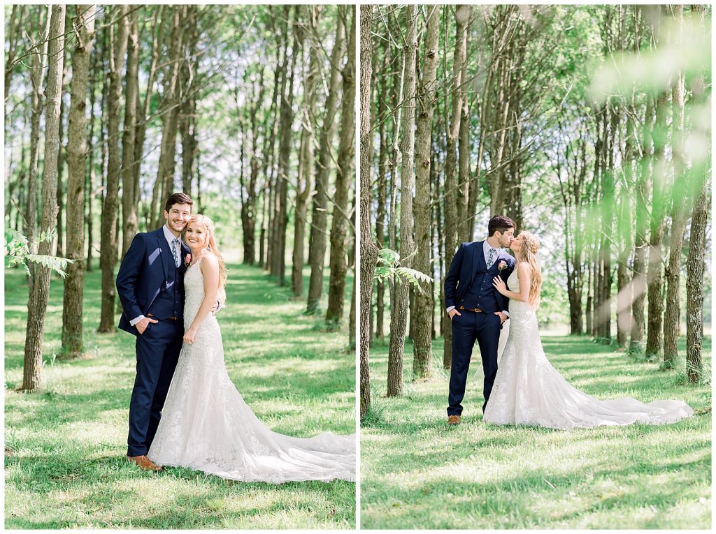 Blue Summer Backyard Wedding | Corry Pennsylvania Wedding | Samantha Zenewicz Photographer