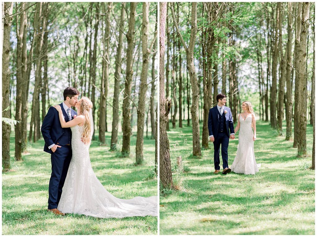 Blue Summer Backyard Wedding | Corry Pennsylvania Wedding | Samantha Zenewicz Photographer