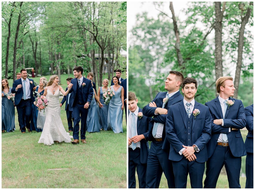 Blue Summer Backyard Wedding | Corry Pennsylvania Wedding | Samantha Zenewicz Photographer